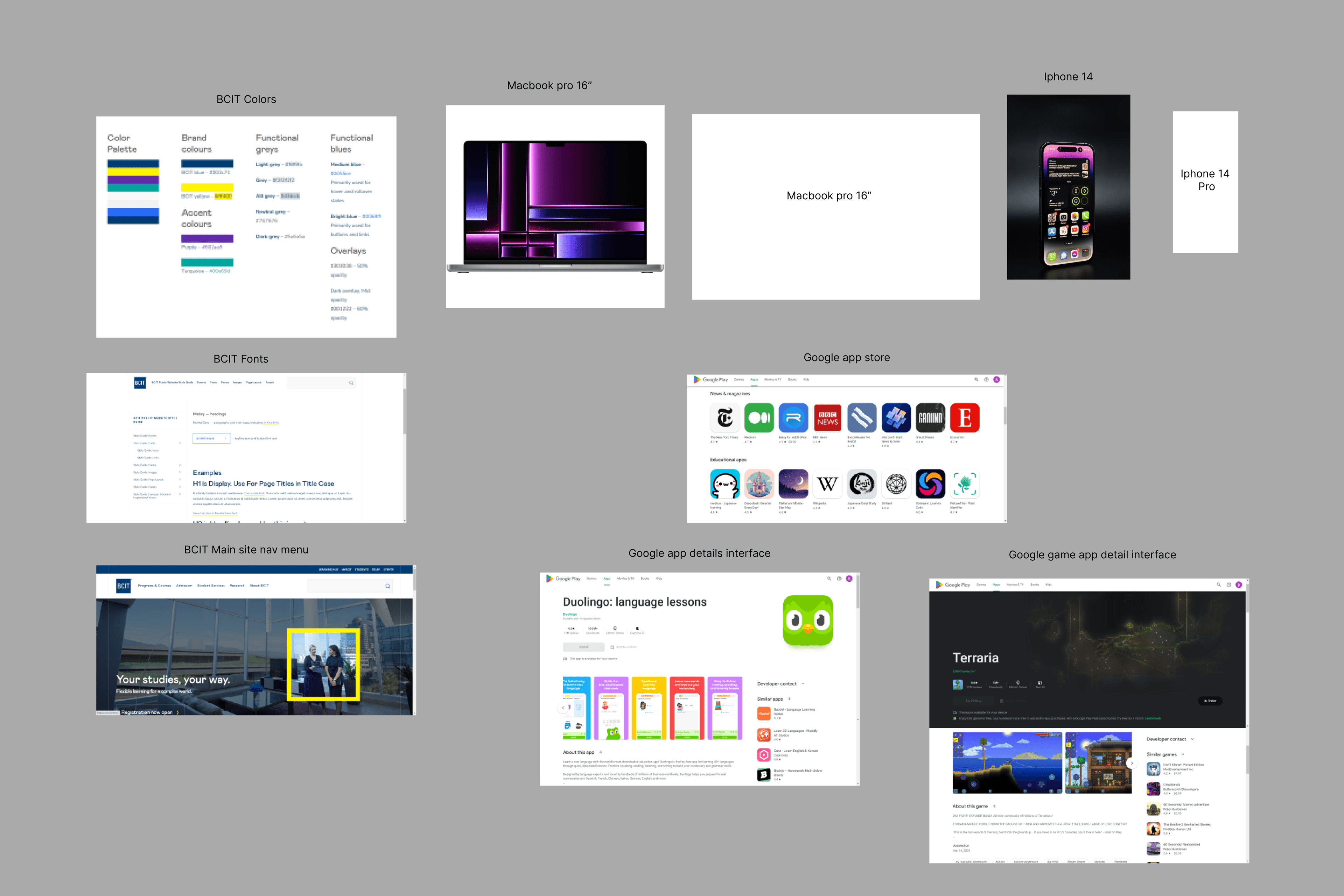 Ideation materials for D3 Project Hub