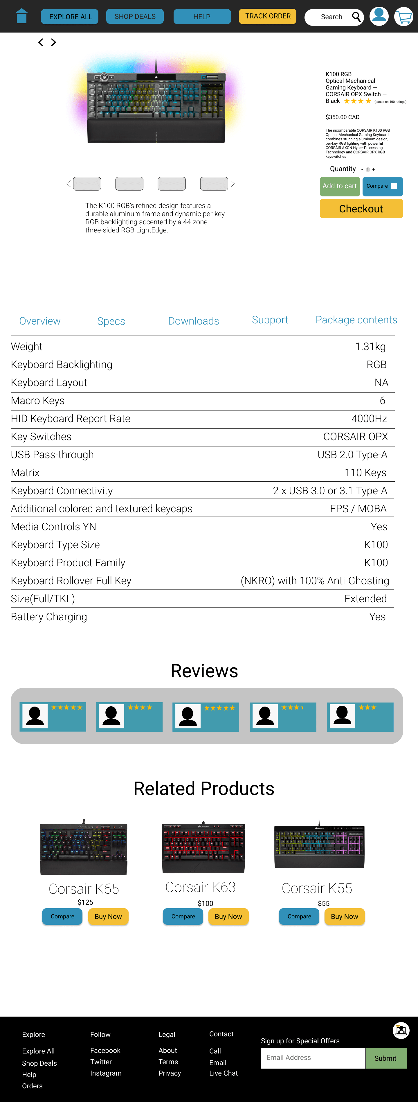 High fidelity prototype screen 4