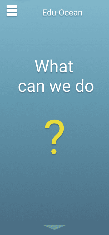 Edu-Ocean medium fidelity prototype screen 7