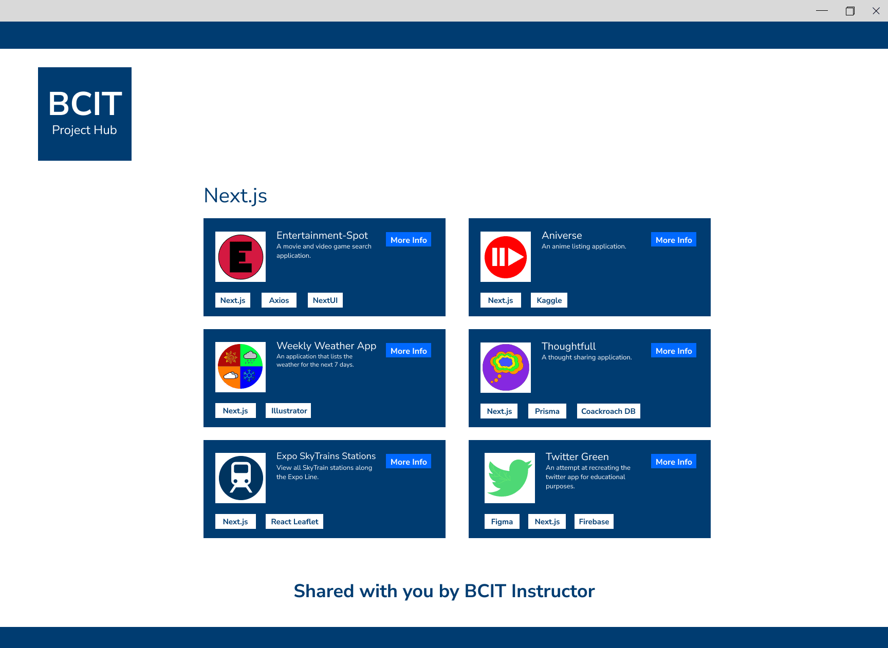 Wireframe materials for D3 Project Hub