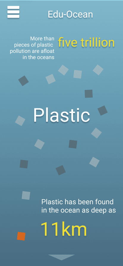 Edu-Ocean medium fidelity prototype screen 6